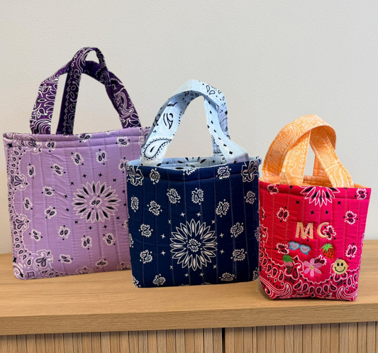 Lined Bandana Bag