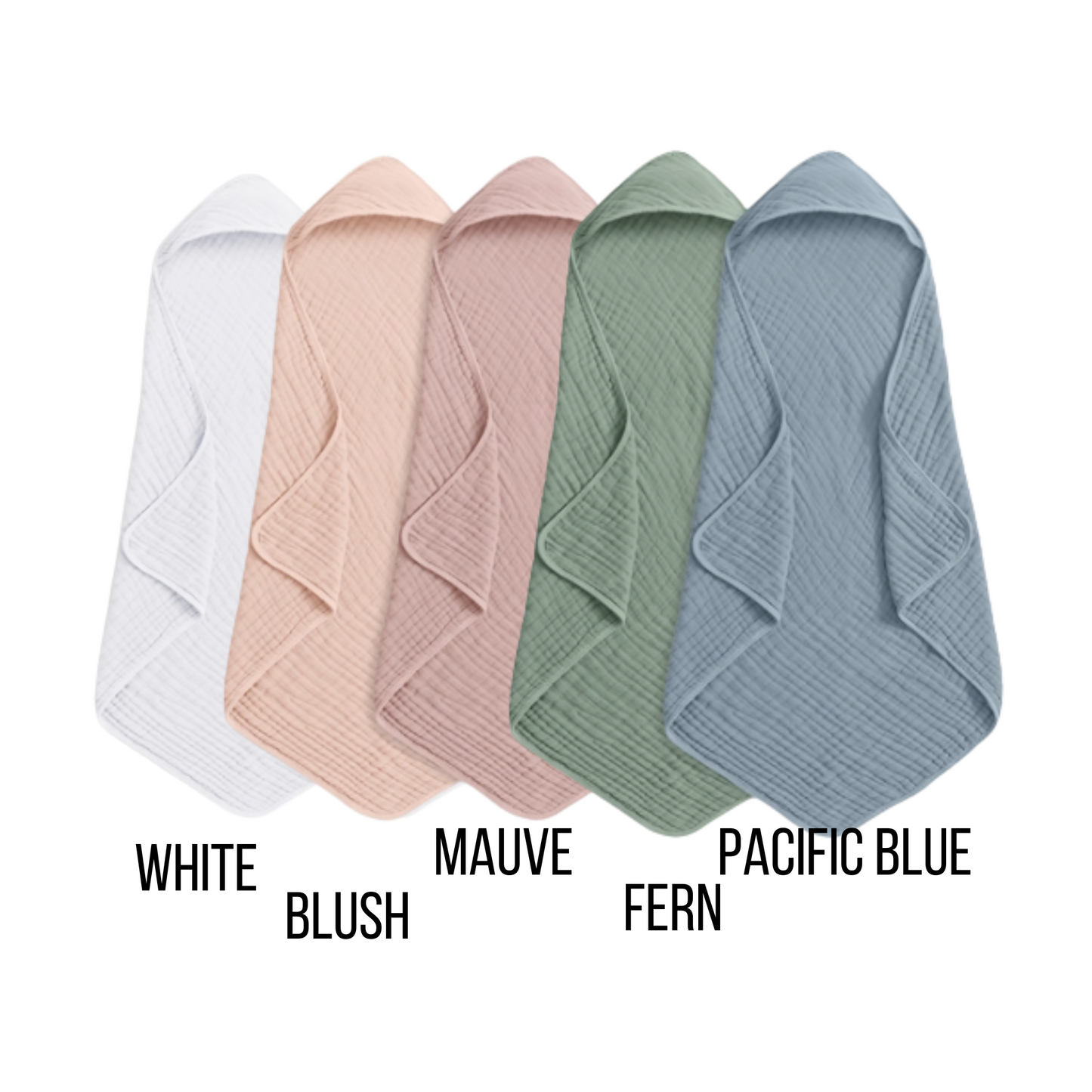 Comfy Cubs-Muslin Hooded Towels