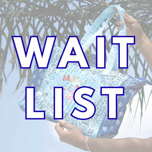 Bandana Tote Waitlist Form