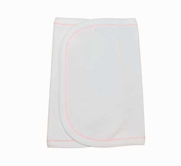 Picot Trim Burp Cloth