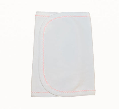 Picot Trim Burp Cloth